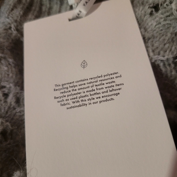 NEW Yasbistra Gray Melange Very Soft Sweater Size Large - Picture 9 of 10